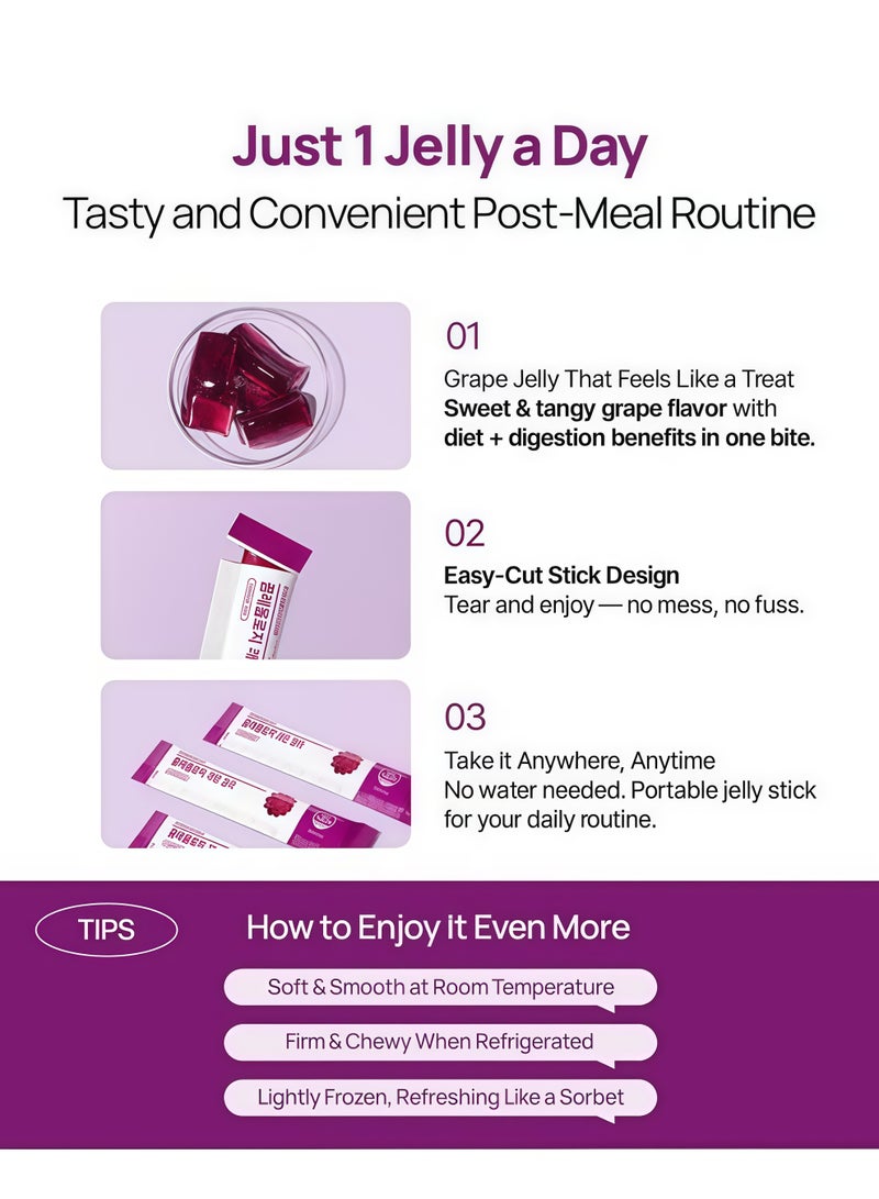 FOODOLOGY Coleology Diet Jelly Sticks (10 Days) | Garcinia Cambogia HCA for Weight Loss & Bowel Health | Collagen & Hyaluronic Acid - Image 2